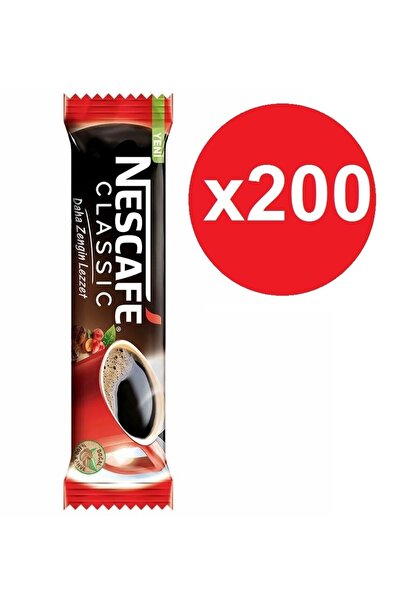 Nescafe Classic 2 Gr X 200 Adet Granül Kahve