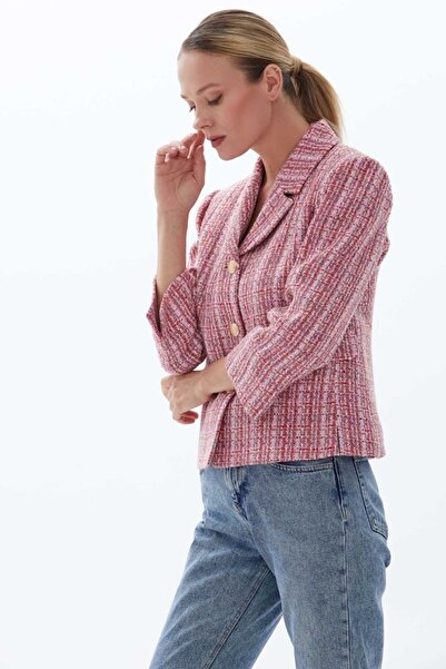 Selen Giyim Küçük Erkek Yaka Üç Düğme Kapak Cep Ceket