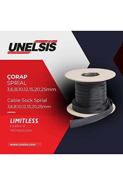 Unity Unelsis 6mm 10 Metre Kablo Toplama Çorabı
