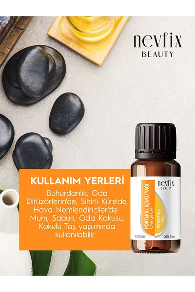 Nevfix Beauty 10 ml 100% Pure Orange Essential Oil