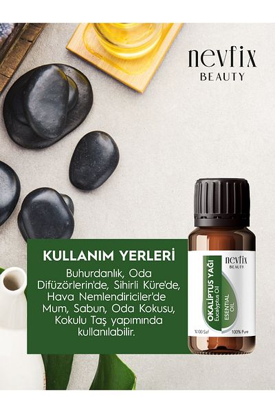 Nevfix Beauty 10 Ml 100% Pure Eucalyptus Oil - Essential