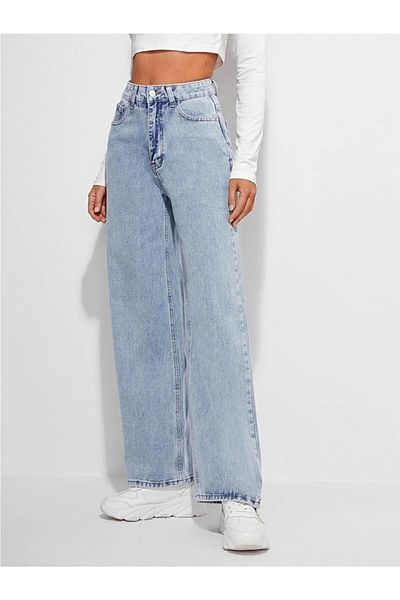 CIQULATA Calina's Women's Lightweight Lycra Blue Snow Super High Waist Pants