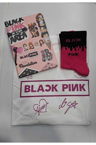 GC GÖKHAN CLUB Μπλουζάκι Blackpink Notebook Κάλτσες