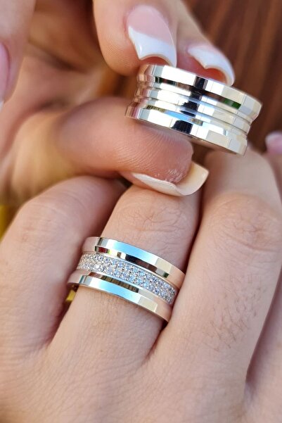 Silver Self Gümüş Alyans Beyaz Parlak