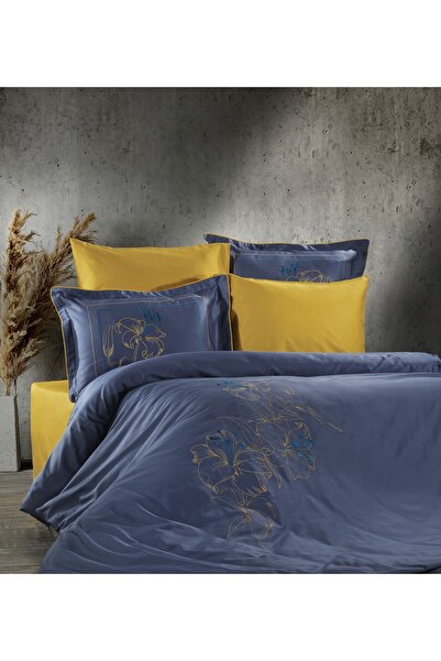 ZEBRACASA Jade Nakışlı Nevresim Takımı Çift Kiş.