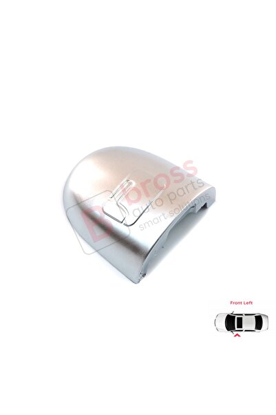 Bross Otomotiv Renault Compatible Left Side Silver Color Exterior Door Handle Part 1 Piece