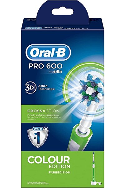 Oral-B Pro 600 Crossaction Şarjlı Elektrikli Diş Fırçası