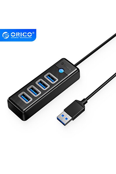 Orico Usb3.0 4 Portlu 5gbps Çoklu Usb Bağlantı Noktası Çoklayıcı Hub 15cm Siy...