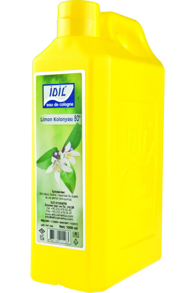 İDİL Limon Kolonyası 2li 80 Derece 1 Lt