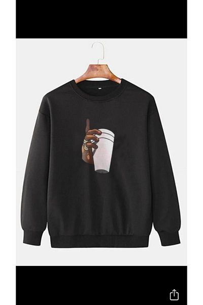 İmpavido Sticla de hanorac oversize