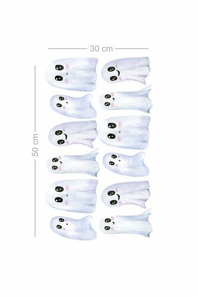 Piksel Grafik Αυτοκόλλητο Halloween Ghost