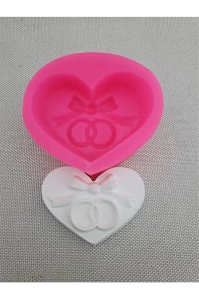 Genel Markalar çift alyans silikon sabun ve kokulu taş kalıbı