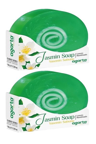 Agarta Natural Flower Garden Soap Jasmine 150g 2 Pieces