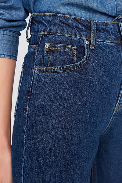 Livik Renesme Flexible High Waist Lycra Wide Leg Jeans - Wide Leg