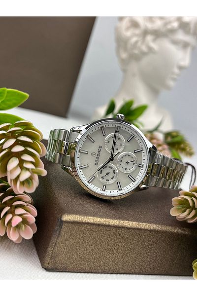 Essence Women's Sports Wristwatch with Calendar 5 Atm Waterproof
