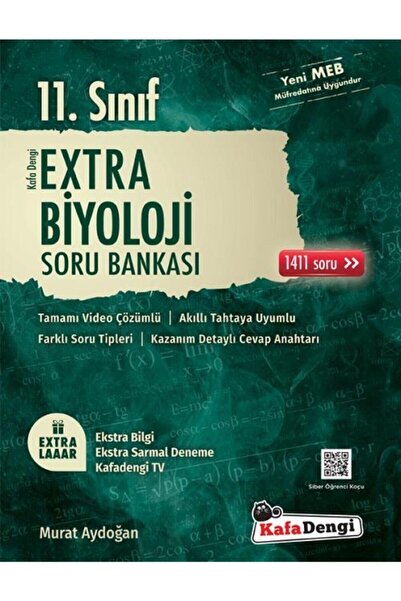 Kafa Dengi 11. Sınıf Biyoloji Extra Soru Bankası Kafadengi Yayınları