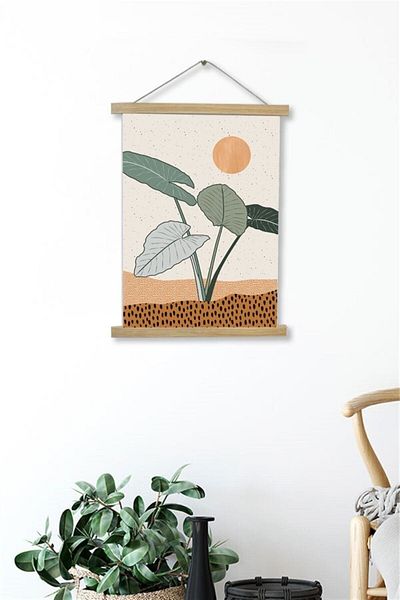 Piksel Grafik Αφίσα Bohemian Canvas - Κρεμάστρα με κορδόνι, Διακόσμηση Duar