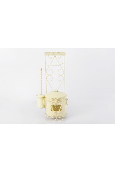 Yıldıray Metal Metal Galvaniz Tuvalet Kağıdı Askılı Standlı Fırçalı Telefon T...