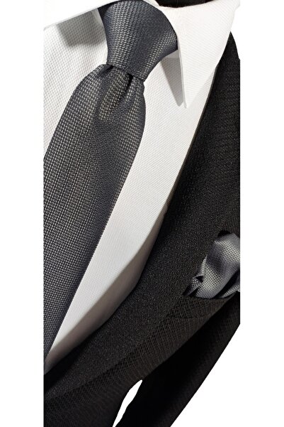 BLC Basic Line Co. Набір з 4 краваток і хустинок Advantage у кольорах чорного бургундського диму та темно-синьому