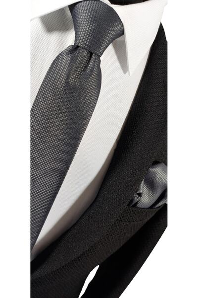 BLC Basic Line Co. Комплект от 4 вратовръзки и носна кърпичка Advantage в зелено, опушено индиго синьо и цвят на слива