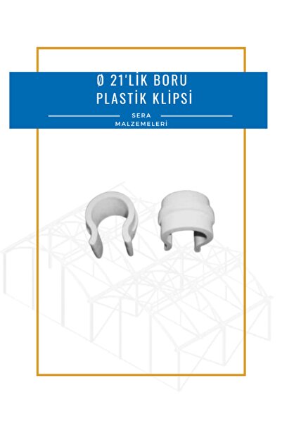 Vatansera Sera Naylon Tutturucu Klips 50 Adet 21'lik - Maşon Klips