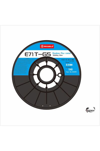 Gaz Korumasız Özlü Kaynak Teli E71T-GS 0.80 mm 5 kg D200 Plastik Makara