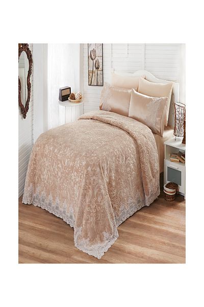 BANSHEE Cappucino 6 Piece Blanket Set