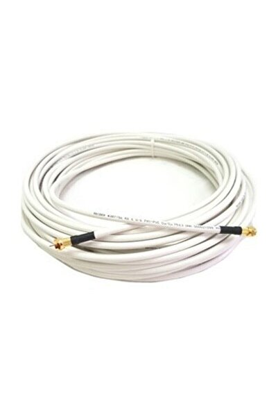 HLL TEKNOLOJİ 40 Metre Hazır Uydu Anten Kablosu 64tel F Konnektörlü