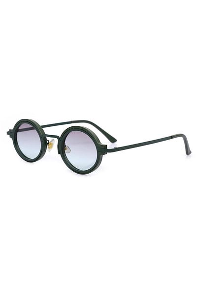 Angel Eyes Green Gradient Oval Women's Sunglasses - Ae9909c12