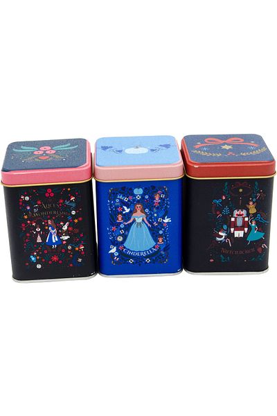 EVLE Erb24u8 Square Metal Storage Container 75x75 Set of 3, Tales