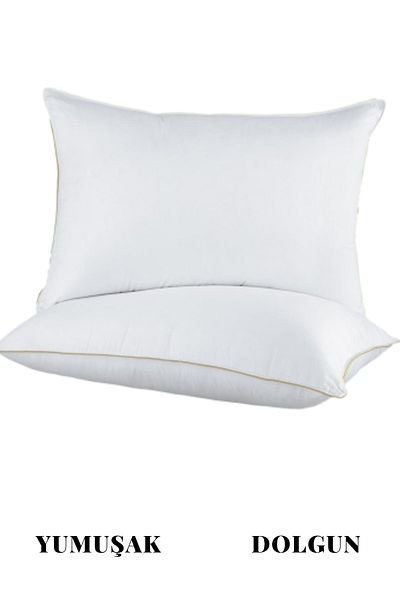 ELY PARKER Pernă de hotel premium-nano gel-pernă plină-pene de gâscă moliciune-(1000 grame) (1 bucată) 50x70 cm