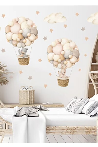 WALLHUMAN Soft Hava Balonları Çocuk Odası Duvar Stickerı