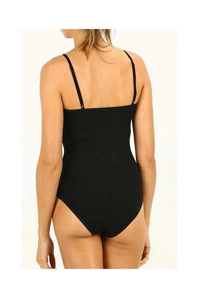 İmer Çamaşır Thin Strap Black Snap Bady