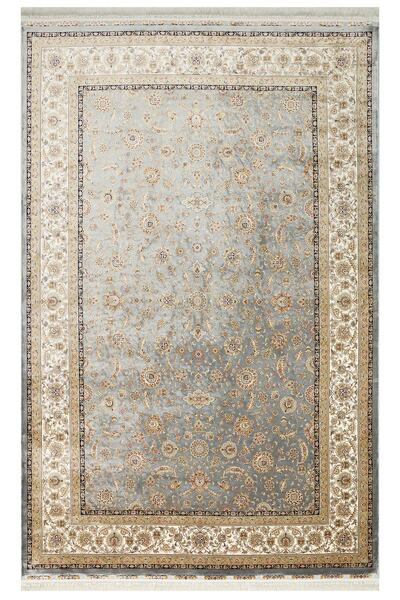 Eko Halı Isfahan Isf03 Grey Cream Klasik Desenlere Sahip Yüksek Dokuma Sıklığ...