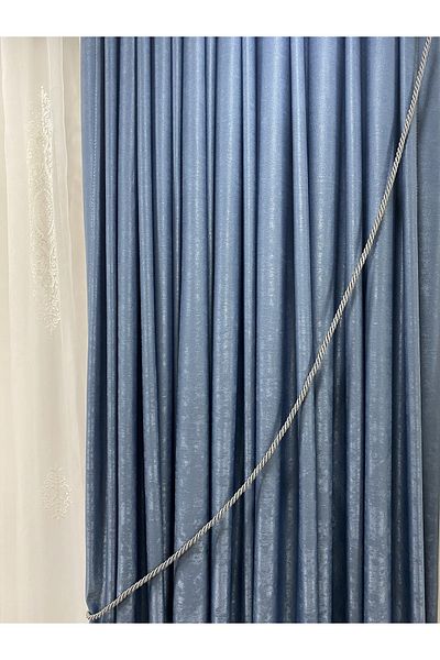 SEILL Double Breasted Fastening Device Rope Cord Background Curtain Cornice Tactical Dark Gray
