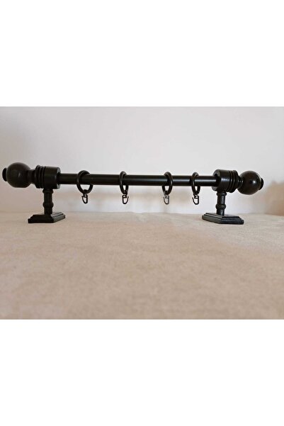 BeSe HOME Raysız Ahşap Rustik 150 Cm Korniş Perde Askısı Perde Aksesuarı