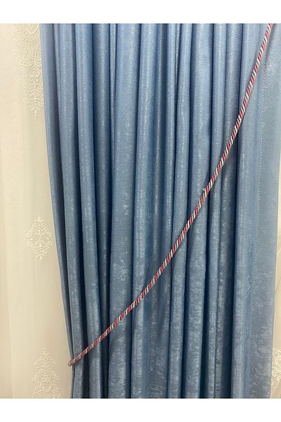 SEILL Double-Breasted Fastening Device Rope Cord Background Curtain Cornice Tactical Dark Gray&burgundy