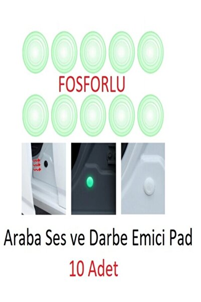 OMAC Araba Kapı Darbe Ve Ses Emici Pad Seti Fosforlu