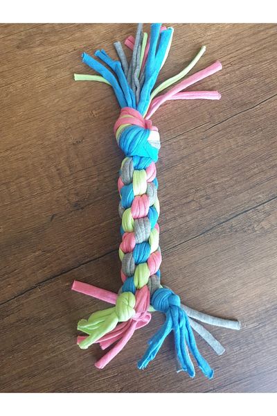 PatiBeurre Organic Handmade Cat Dog Toy, Chewing Toy, Eco-Friendly, 100% Cotton Combed Cotton Thread (Handmade)