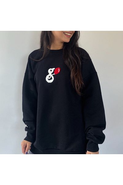 Alingo Embroidered Oversize Sweatshirt