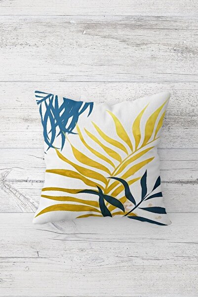 EKO Тропічний візерунок листя з прихованим чохлом на блискавці для подушок диван наволочка набір4шт