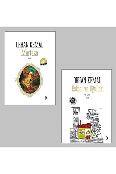 Everest Yayınları Orhan Kemal 2'li Set / Murtaza # Eskici Ve Oğulları / Midi Boy