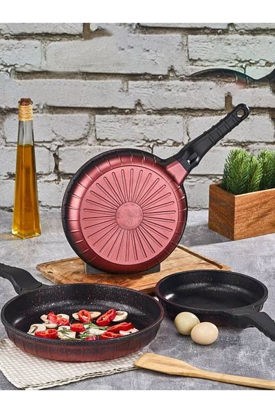 CVS 3 Piece Cast Iron Pan Set Dn 20001