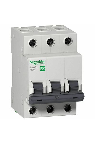 Schneider Electric Schneider 3x40 Ampere 3 Phase 10ka C Type Automatic Fuse Ez9f51340