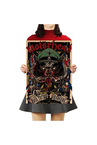 Caph Design Motörhead Vintage Kraft Poster - 33x48cm