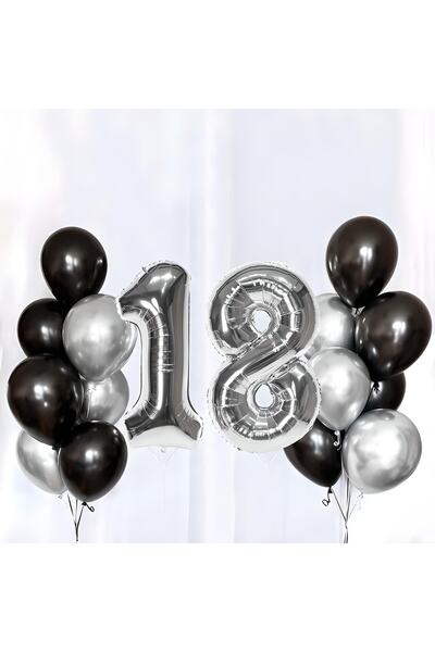 DÜVENCİ TİCARET 18 Yaş Doğum Günü Balon Seti