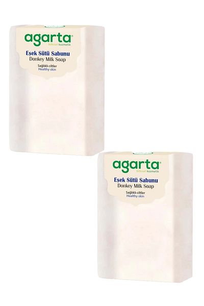 Agarta Natural Handmade Beauty Soap Donkey Milk 150gr 2 Pack