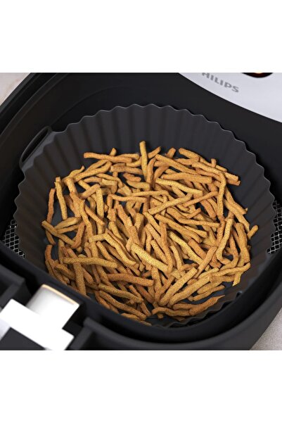KÜÇÜK EW Airfryer Silikon Pişirme Kabı - Hava Fritözü Kabı -airfryer Aksesuar...