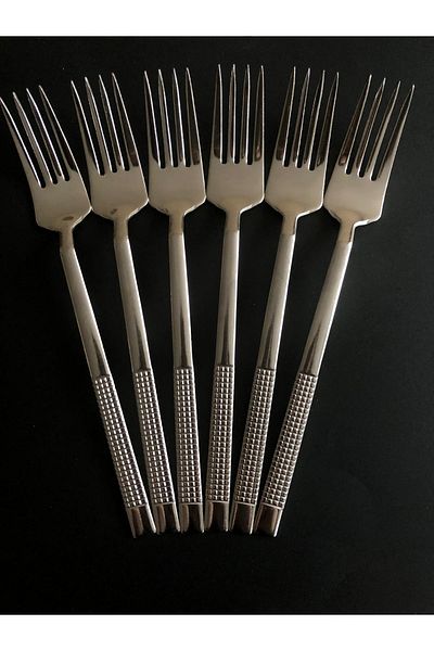 DİBA AVM 12 Pieces Dining Fork Chopstick Wicker Model for 12 People