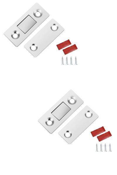 Buffer ® 4 Adet Çok Amaçlı Kapı Kapak Dolap Çekmece Mobilya Durdurucu Kapatıc...